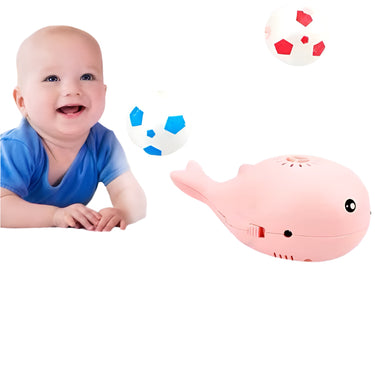 AquaBreeze | Enfriamiento divertido - Ventilador portátil de globo flotante de ballena para niños